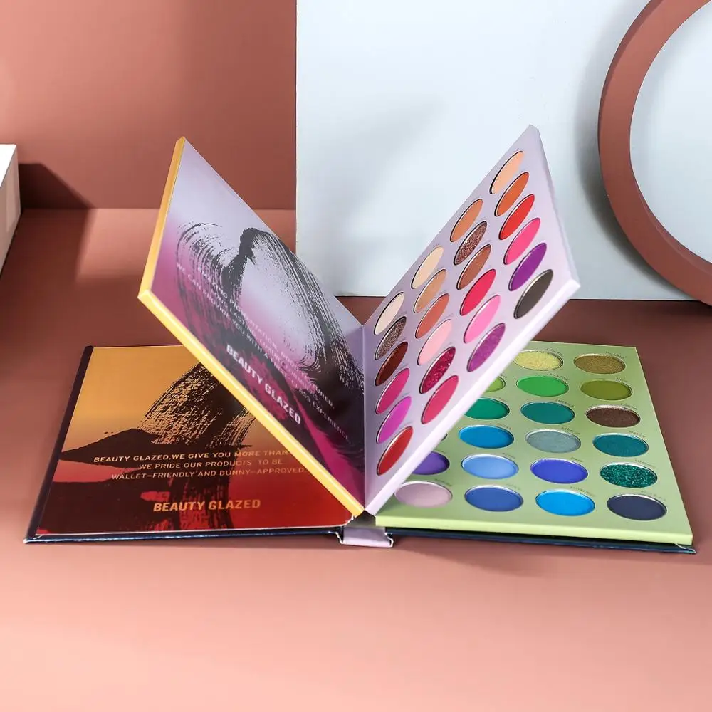 Beauty Glazed тени для век великолепные 60/63/72 цветов макияж блестящие матовая Палетка