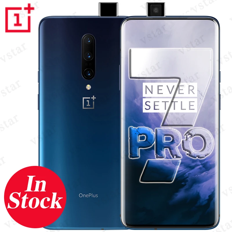 Глобальная прошивка Oneplus 7 Pro мобильный телефон 6,67 дюймов Android 9 Snapdragon 855 6G ram 128G rom 4000 mAh смартфон