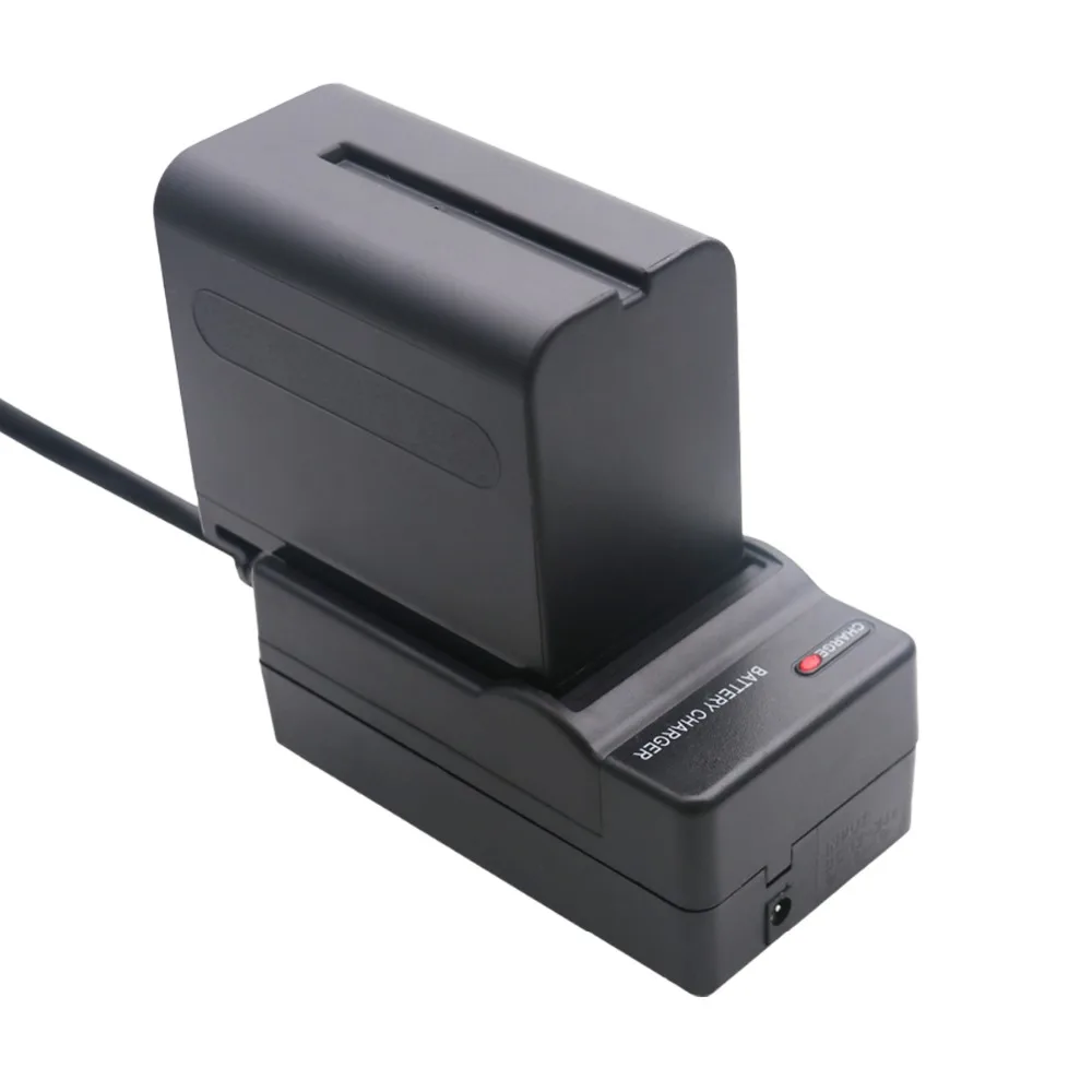1 шт. 7,4 V 7900 мА/ч, NP-F960 NP-F970 NP F960 F970 F950 Батарея+ светодиодный одинарный Зарядное устройство для sony PLM-100 CCD-TRV35 MVC-FD91 MC1500C