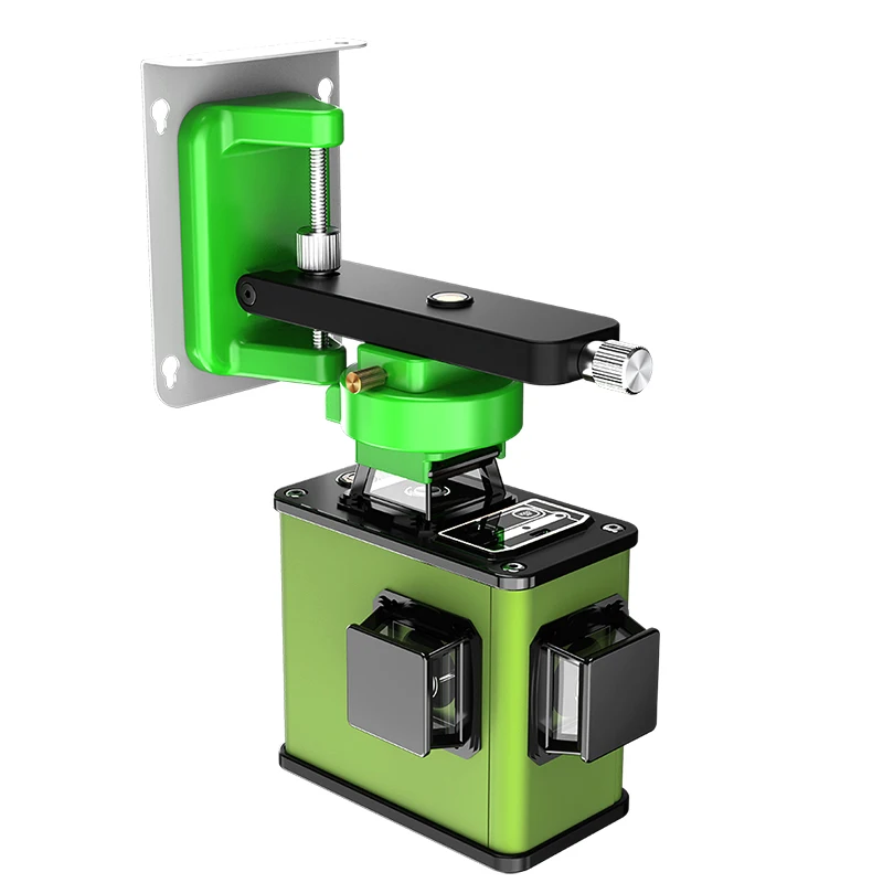 КИРА Серия DC 12 Линий 3D Зеленый Лазерный Уровень Горизонтальный и Вертикальный Крест с Автоматической Самонивелировкой Внутри и Снаружи.