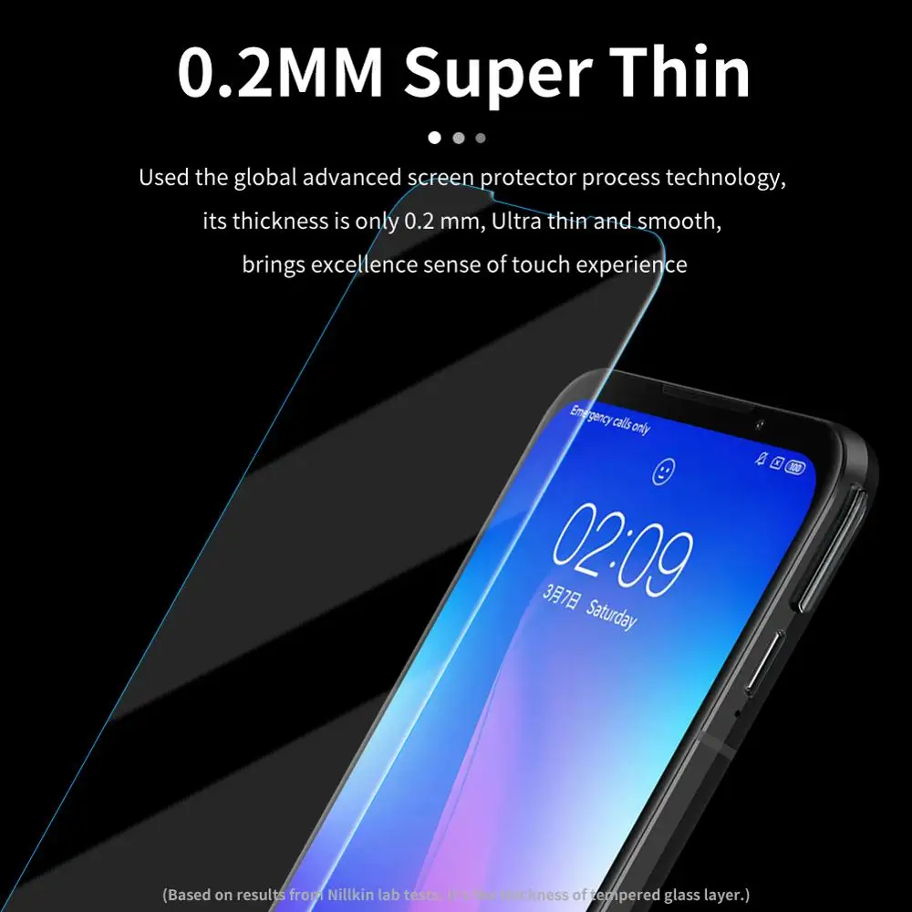 Фото Для Xiaomi Black Shark 3 Pro закаленное стекло для Nillkin Amazing H + защита переднего