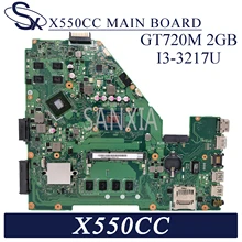 KEFU X550CC Laptop motherboard for ASUS X550C A550C X550CL R510C original mainboard 4GB-RAM I3-3217U GT720M
