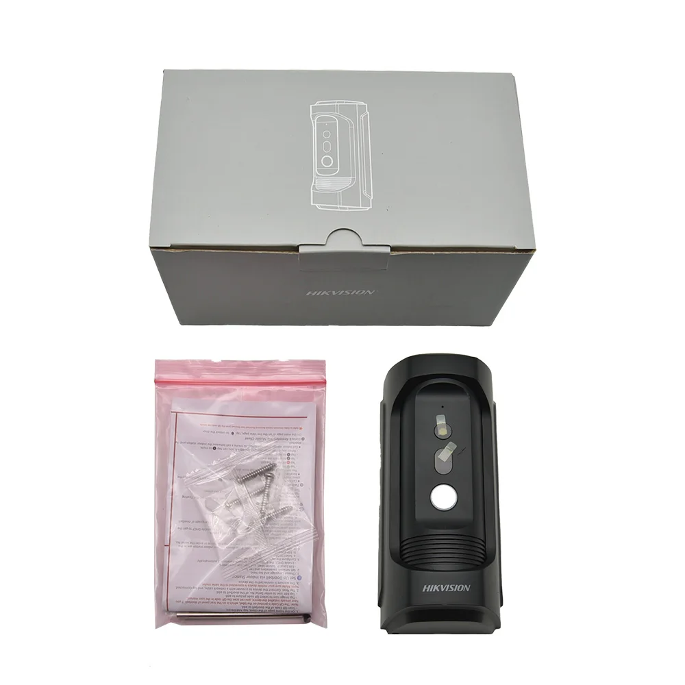 Hikvision Original Intercom Kit 2MP DS-KH8350-WTE1 DS-KB8113-IME1 Touch Screen Standard POE With 1024x600 Resolution 2-Way Talk |