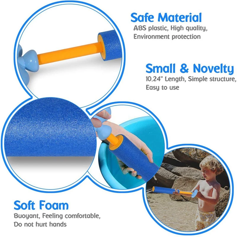 

4-Pack Water Toy for Kids Water Blaster Set Funny Water Toy for Kids Outdoor Swimming Beach Party Pool