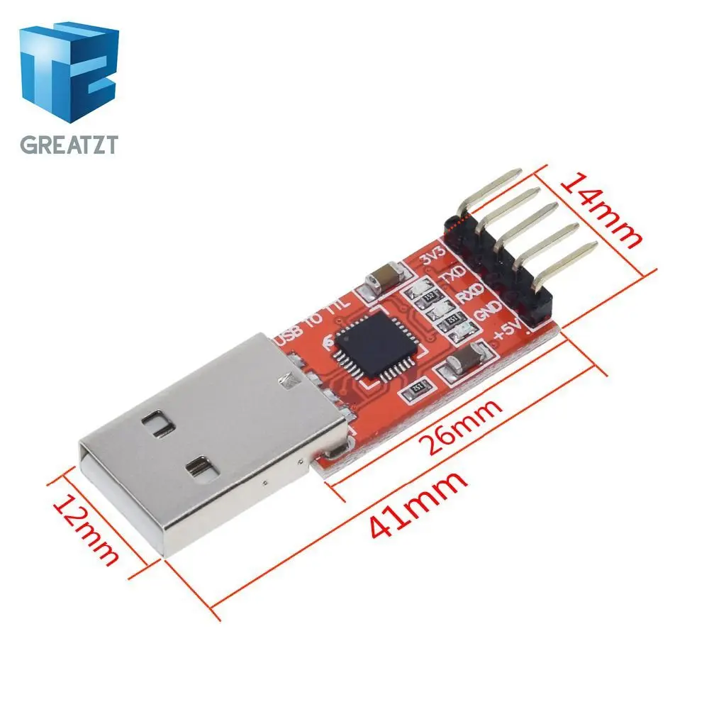 CP2102 USB 2,0 UART ttl 5PIN Соединительный модуль последовательный преобразователь STC Замена FT232 CH340 PL2303 CP2102 MICRO USB для aduino