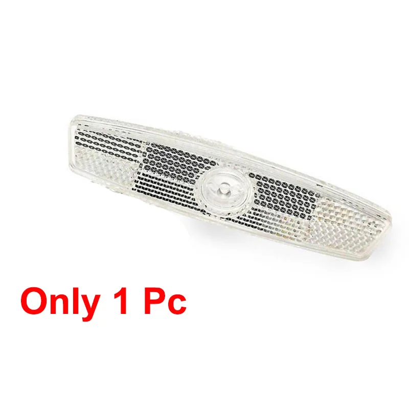 White Bike Spoke Reflector Bicycle Light Wheel Safety Spoke Reflector Mount Clip Warning Mountain Bike Reflector Bicycle Accessories - Цвет: White