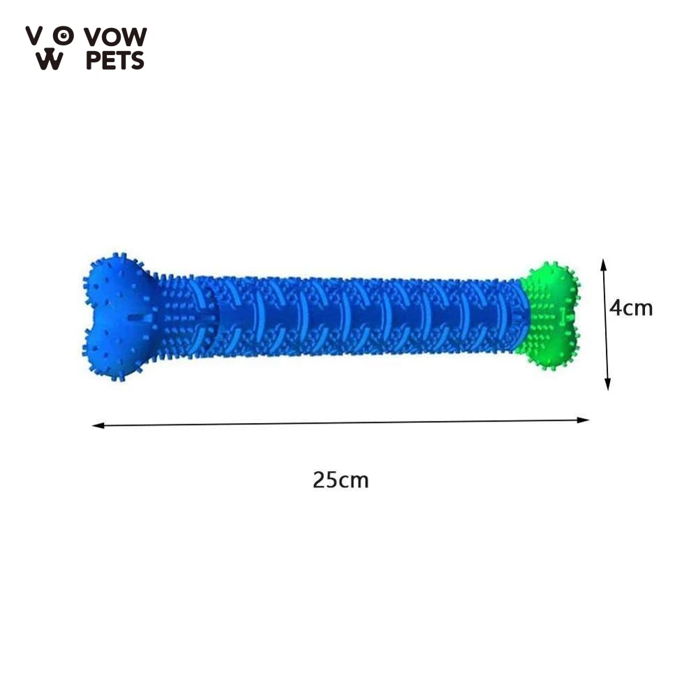 

VOW Pets Dog Chew Toy Dog Toothbrush Pet Molar Tooth Cleaning Stick Doggy Brushing Puppy Dog Teething Stick Pet Teething Toy New