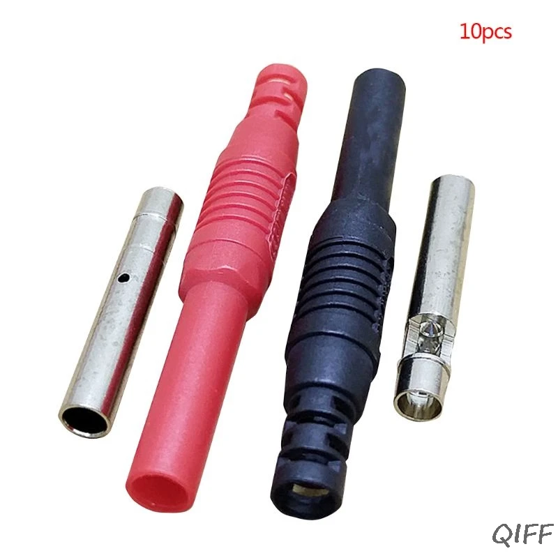 10 шт. изолированный кожух безопасности 4 мм банан Джек Разъем под пайку