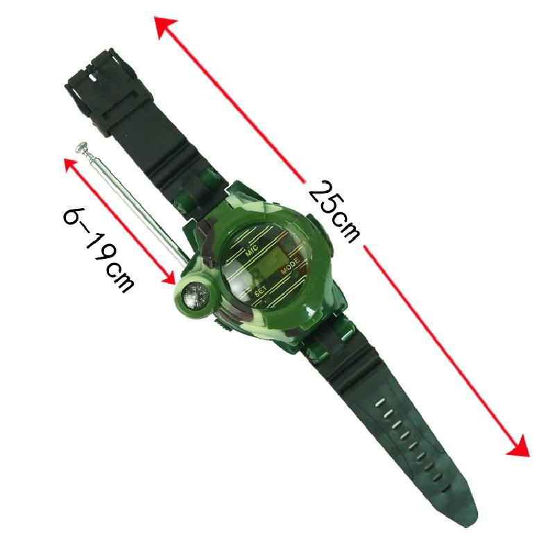 

Camouflage Military Watch Wireless Interphone 7-in-1 Outdoor Children's Interphone Toys Children Outdoor Game Equipment