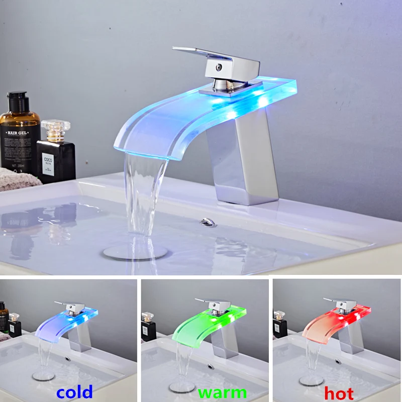 Стеклянный смеситель для ванной комнаты раковины настенный воды водопроводные