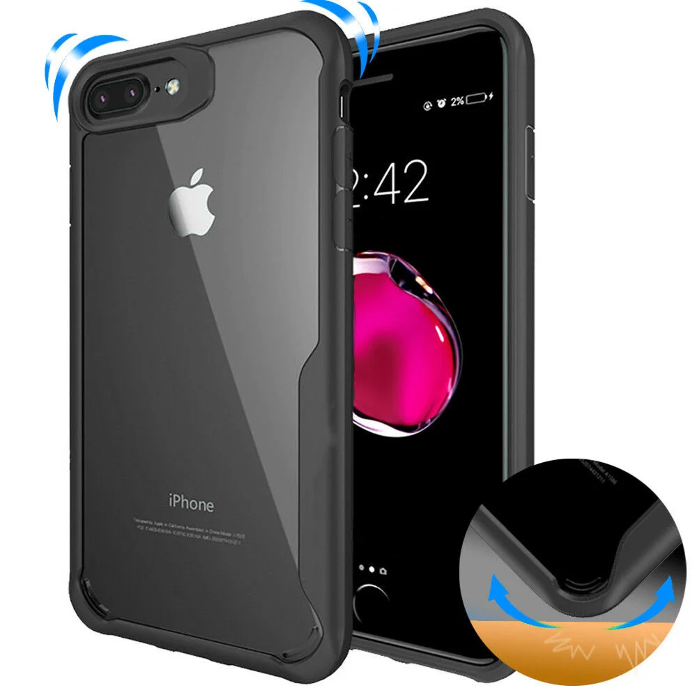 

Coque Protection For iPhone 6 s/Plus/7/8/X/XR/XS MAX/11 Pro/12 /SE Rigide Antichoc