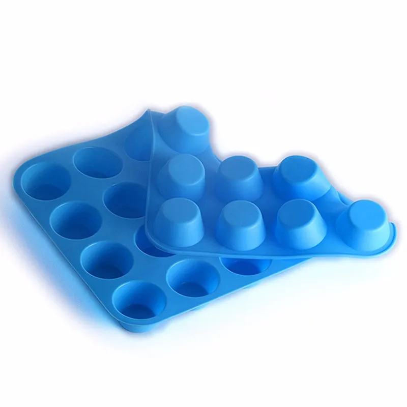 Силиконовая форма для мыла кекс и печенья мини-кекса пирога 24 Отверстия домашняя
