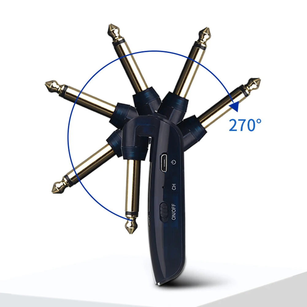 

2021 Rechargeable UHF Wireless Guitar System for Electric Musical Audio Wireless Guitar System Musical Instrument