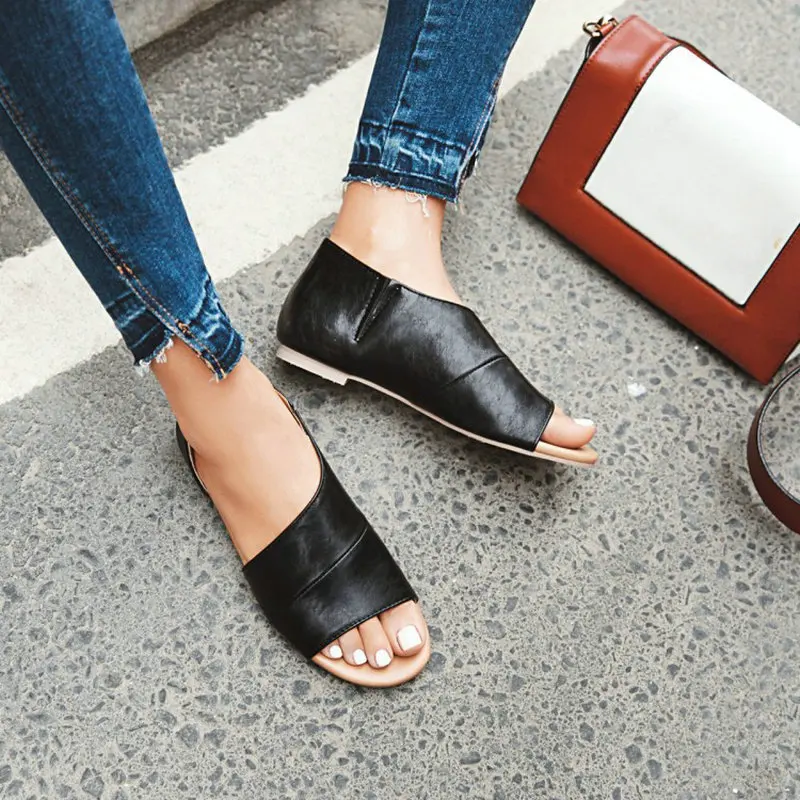 Женские босоножки из ПУ кожи ZawsThia желтые черные коричневые повседневные туфли на