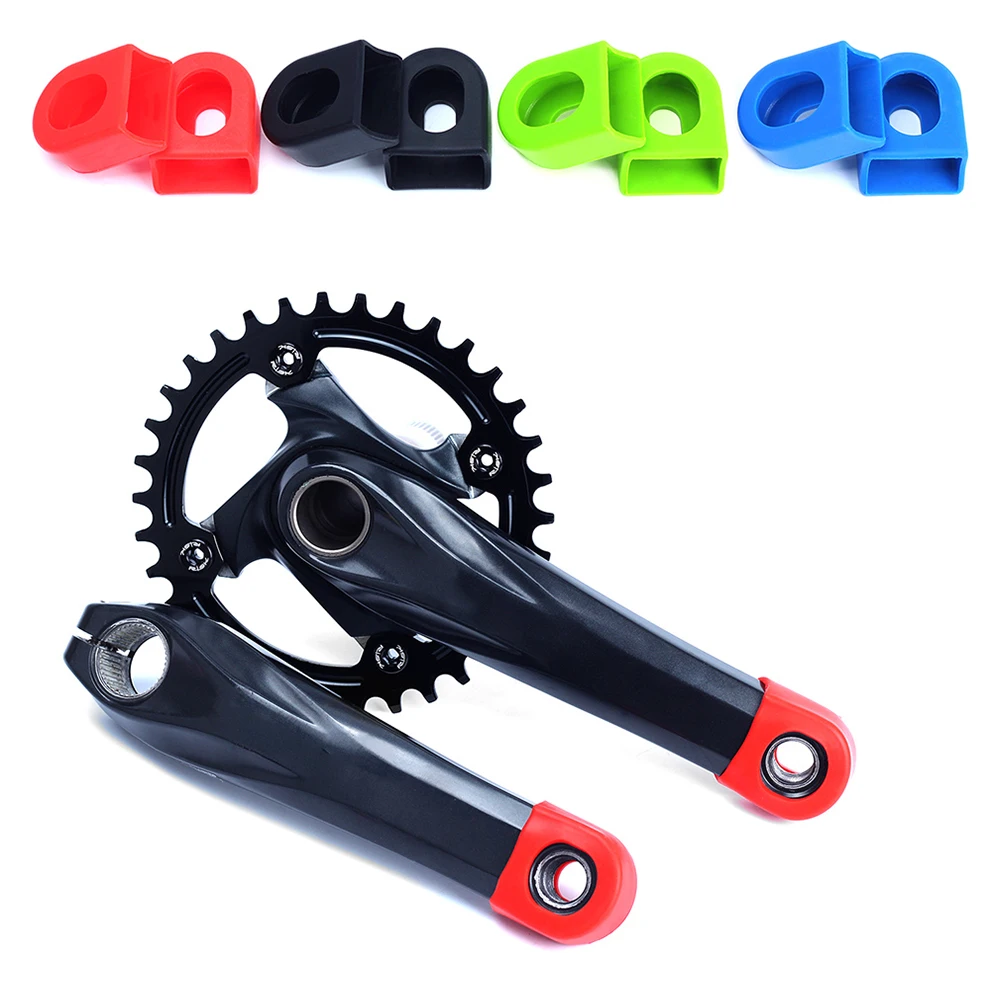 

Bicycle Crank Cover Silicone Arm Sleeve Cycling Crankset Protect Non-slip Crank Protector Boots Dust Proof Cover
