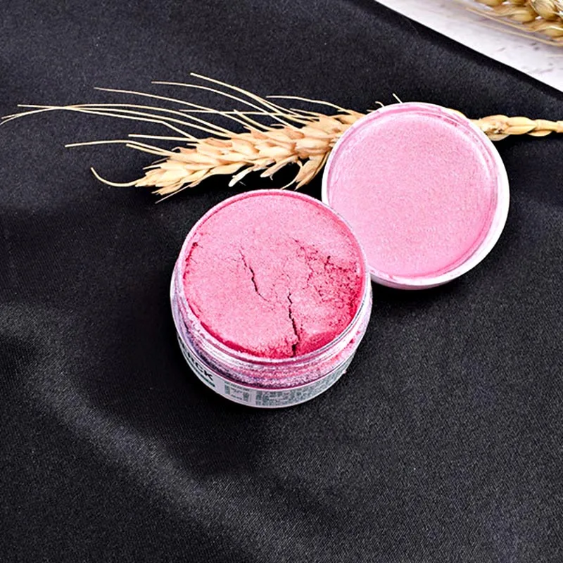 Pink Съедобный блеск пыли 5 г пищевой украшения блестки пыли для десерта напиток гарнир мерцающий блеск посыпать выпечки Торт Декор - Цвет: Pink