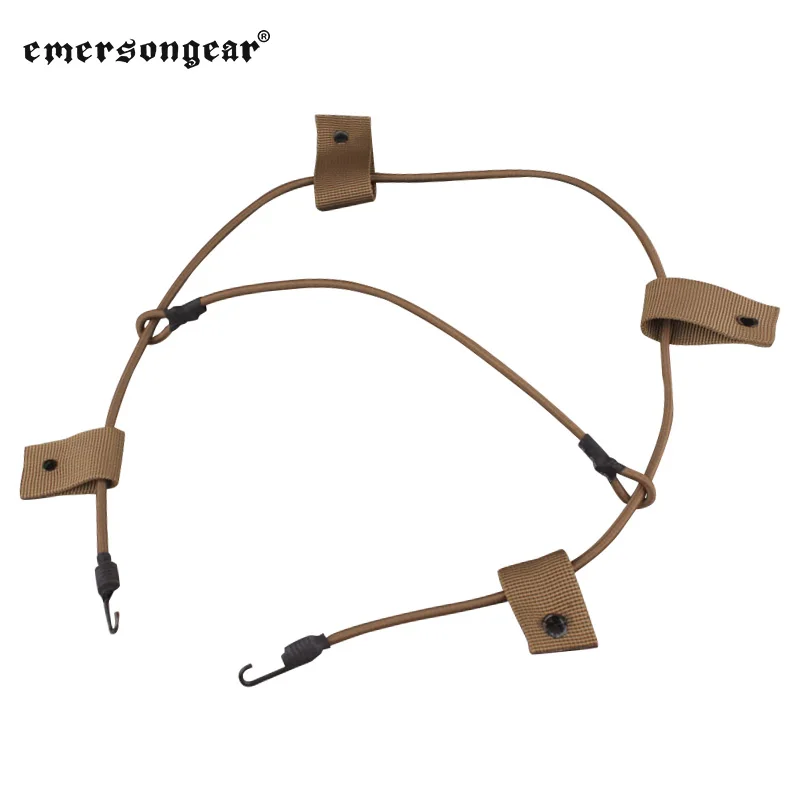Emersongear Тактический шлем Резиновая лента эластичный набор для шлема Улучшенный