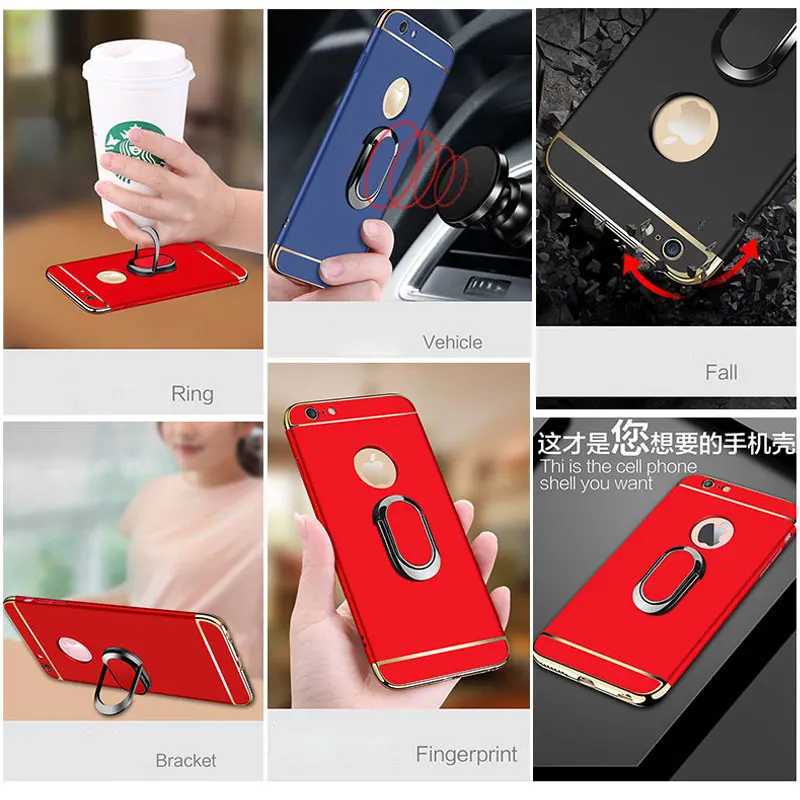 Чехол для телефона 3 в 1 с противоударным покрытием Iphone 11 Pro Max магнитный кольцевой