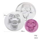 Новый 3D Череп силиконовая форма для Хэллоуина конфеты куб торт ручной работы шоколадный инструмент для украшения торта DIY крышка чашки SQ0265