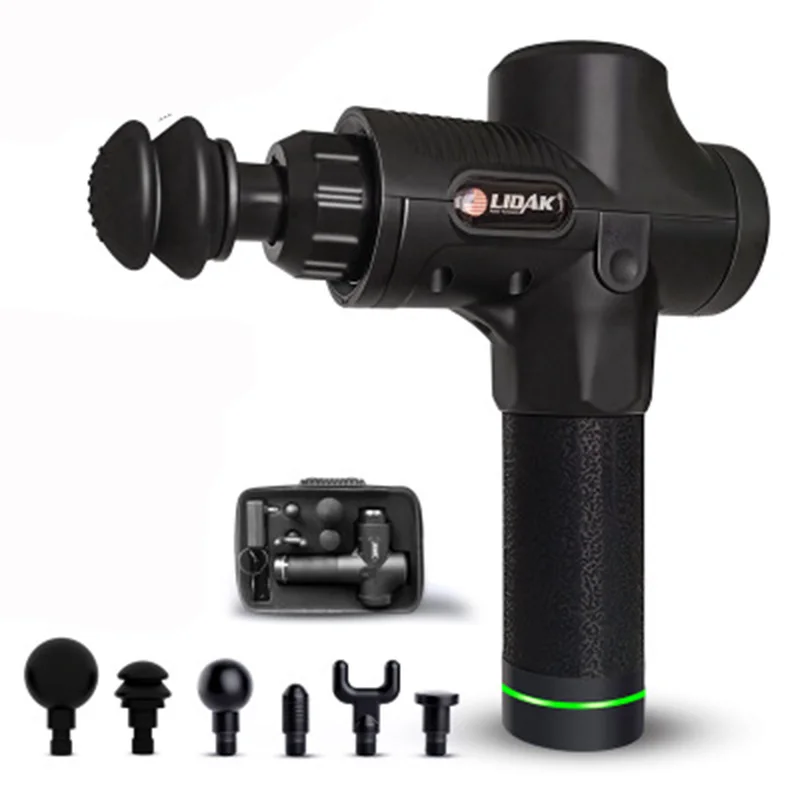 LIDAK Массажный пистолет Американский фасция мышцы массажер фитнес релаксатор