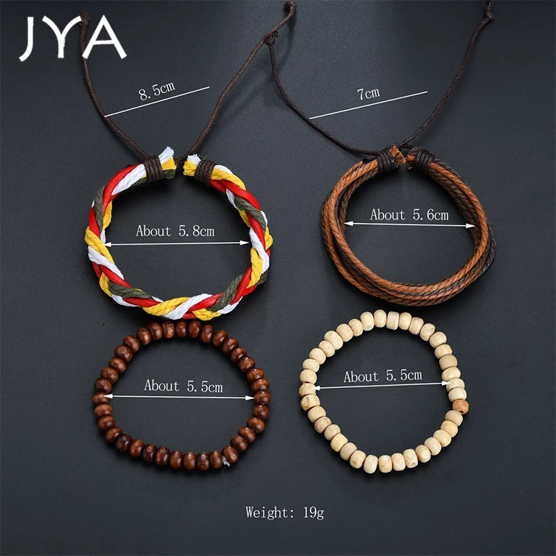 Cpop Новейшие цвета ручная вязка браслет ручной работы для мужчин Многослойные