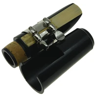 dopro bb clarinet mouthpiece for beginner kit with ligatureone reed and plastic capgold or nickel ligature