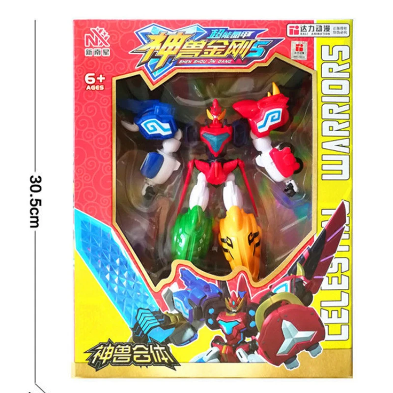 Супер Sentai Megazord Ranger деформационные роботы динозавр мощная экшн-фигурка подвижный