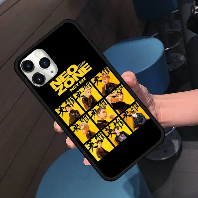 

kpop NCT 127 Neo Zone singer Phone Case For iphone 7 8 12 11 XR XS pro Max Mini plus Soft silicone cover shell funda