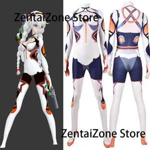 Женский костюм для косплея Honkai Impact 3, супергерой Zentai боди для девочек и взрослых