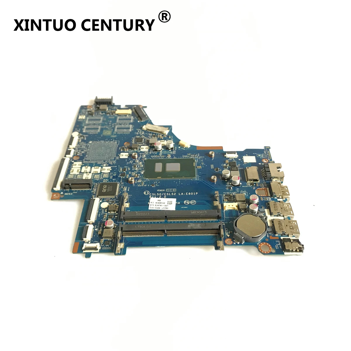 CSL50/CSL52 LA-E801P Main board For HP 15-BS Laptop Motherboard 924751-601 924751-001 924751-501 With i5-7200U DDR4 Full Tested |