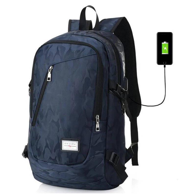 Многофункциональный рюкзак для ноутбука с USB-зарядкой дорожный защитой от кражи