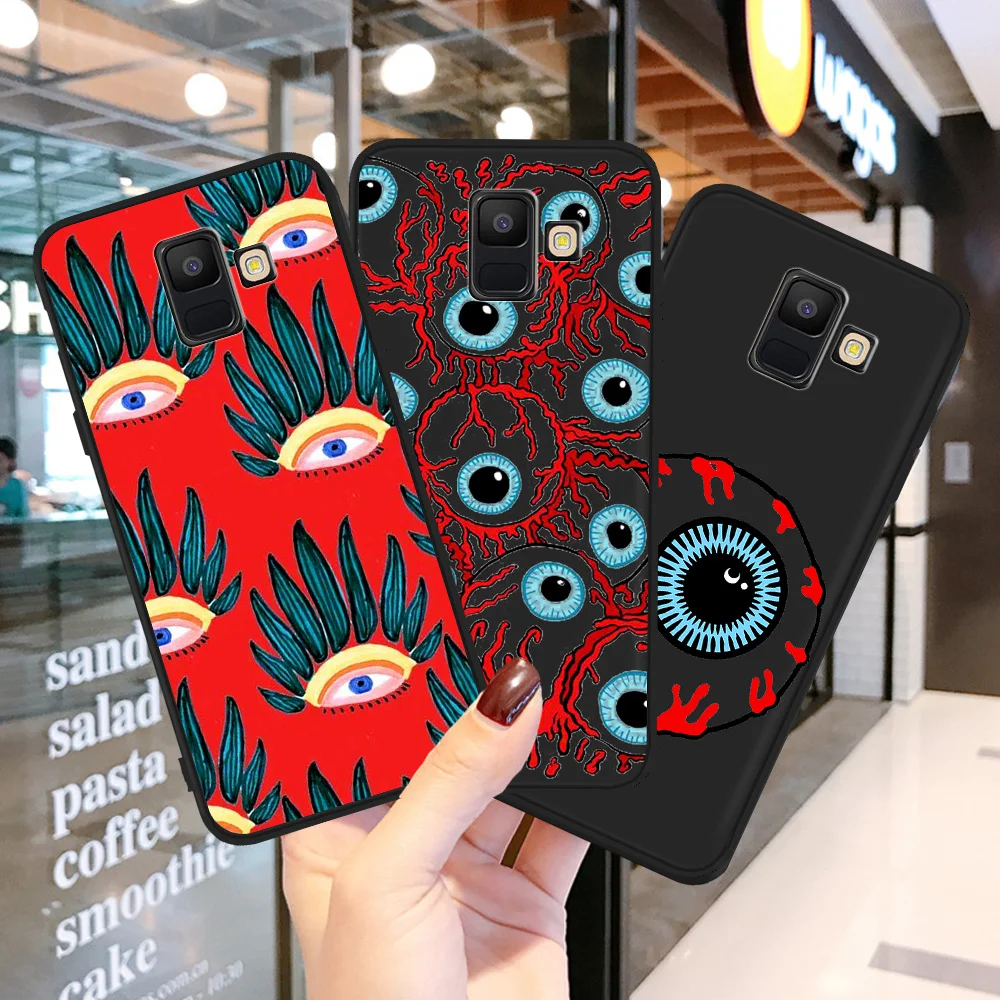 

New Luxury Blue Evil Eye Abstract for Samsung Galaxy A3 A5 A6 A7 A8 A9 A10 A30 A40 A50 A90 J3 J4 J5 J6 J7 J8 Plus Funda Cover
