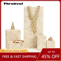 jewelry display stand jewelry necklace ring display board wholesale yellow square creative display window props