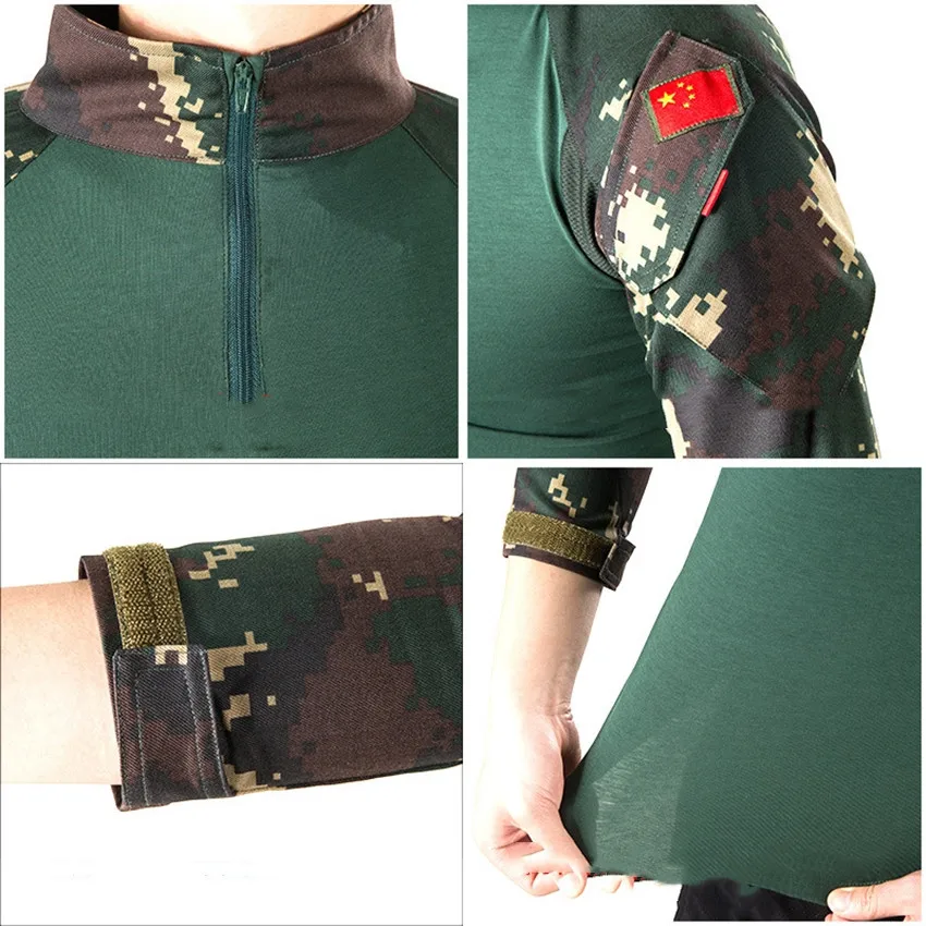 Костюм мужской Камуфляжный тактический куртка и брюки в стиле милитари спецназ