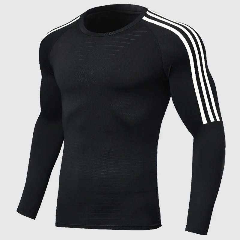2 шт./компл. мужских Фитнес Спортивная Фитнес сжатия одежда Бег костюм для бега, спортивный фитнес Колготки - Цвет: 265-Tops
