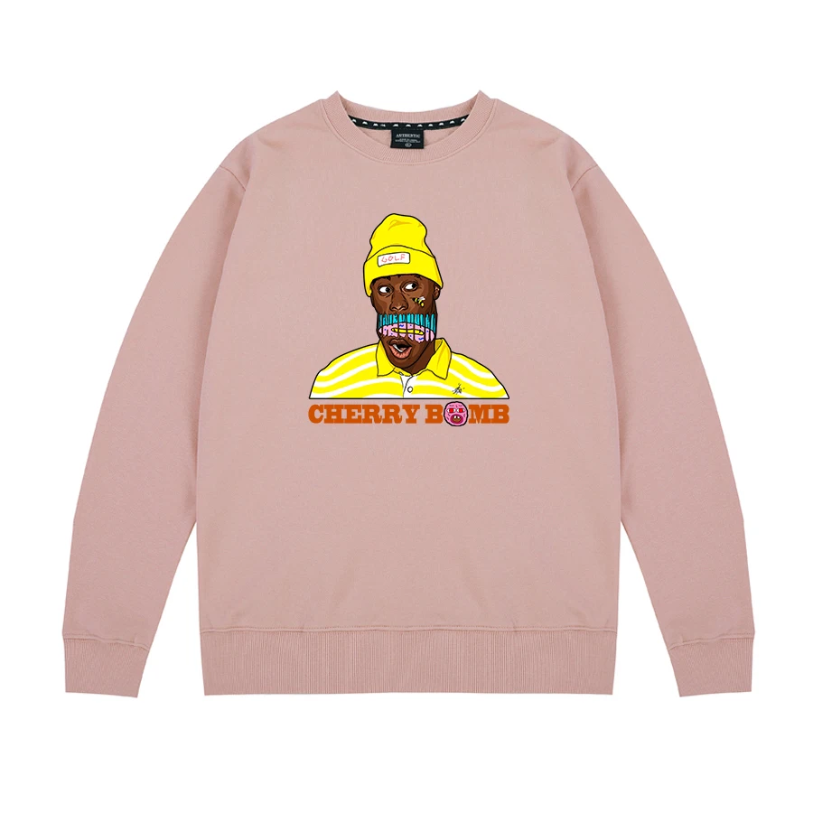 

cherry bomb Tyler The Creator Golf Wang OFWGKTA Skate Harajuku Sweatshirts Hoodies men women unisex Combed Cotton