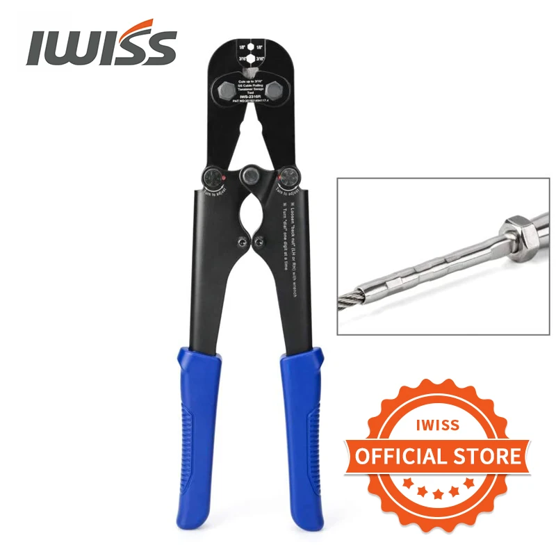 IWISS IWS 2316R Многофункциональный обжимной клещи Сверхмощный инструмент для перил