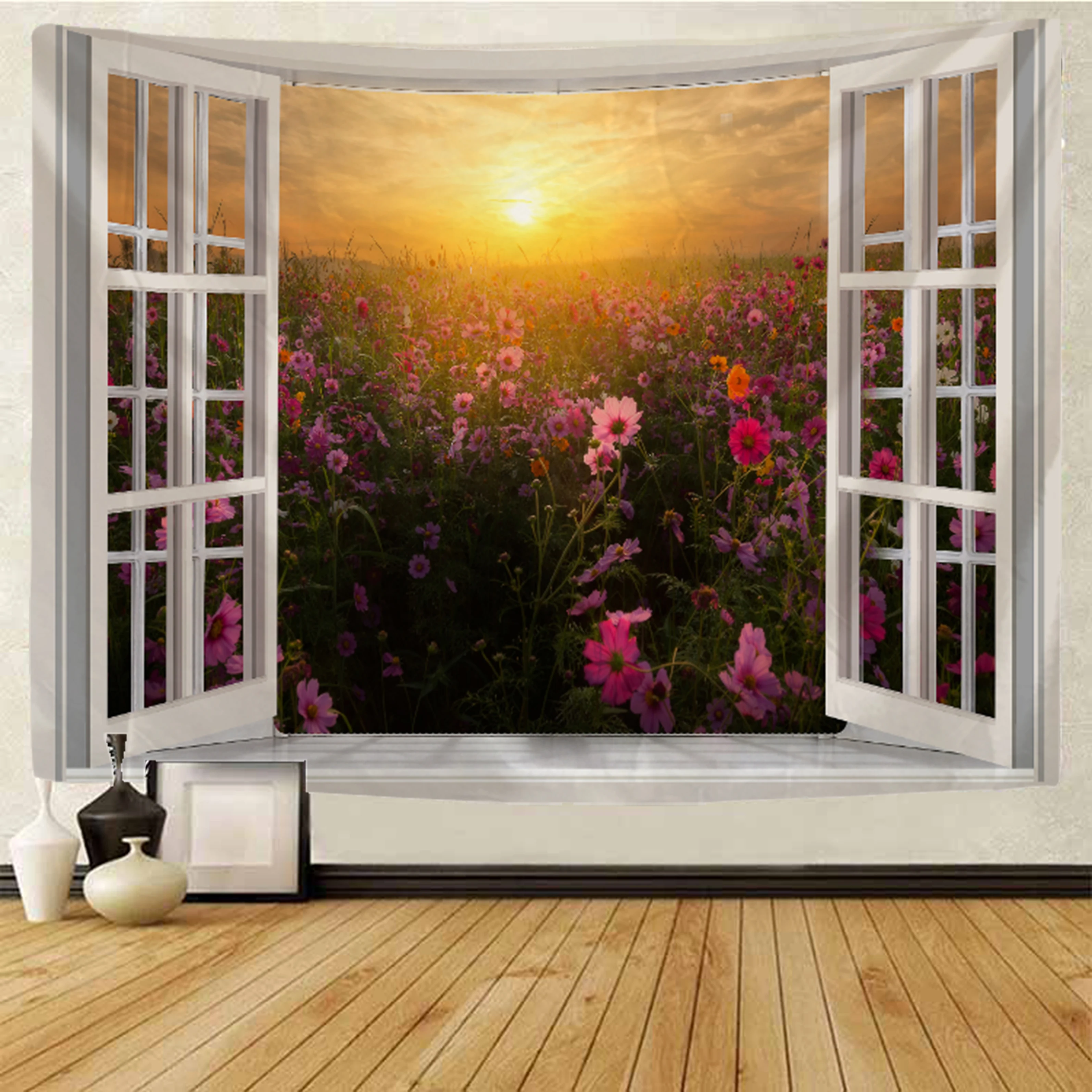 Гобелен для горы и озера Мандала настенный гобелен хиппи домашний Бохо Декор