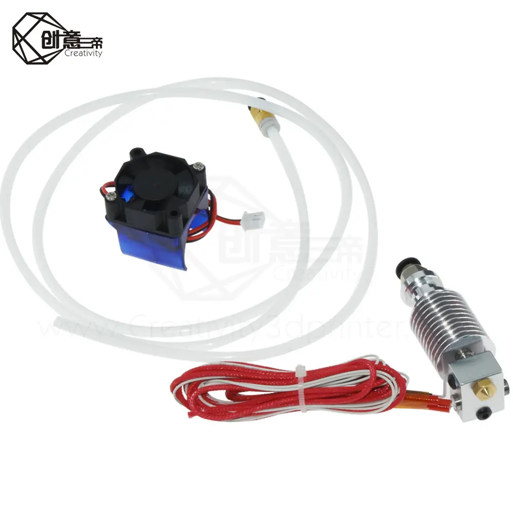 3d HotEnd полный комплект (E3D V6 ) 12 В для 1 75/3 0 мм Удаленная экструзия печати Bowden головки