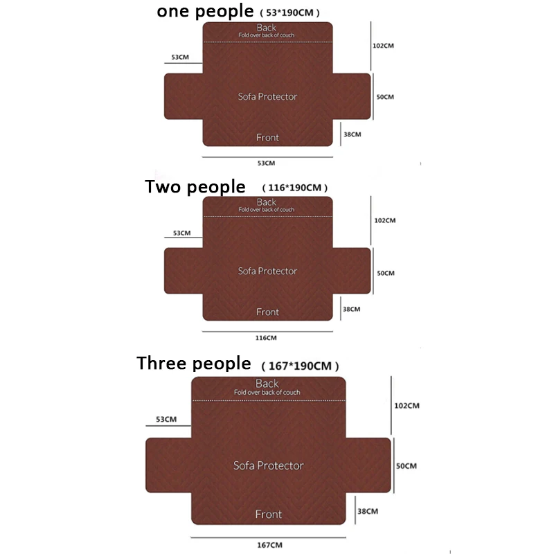 Чехлов водонепроницаемый стеганый диванных чехлов для дивана Recliner кресло Чехол протектор мебели