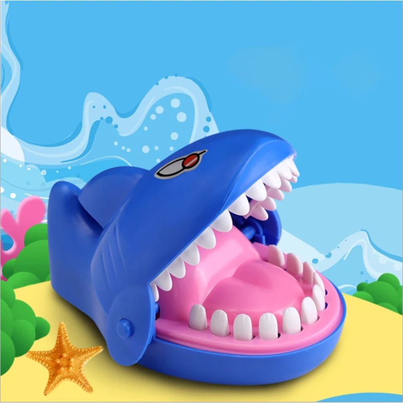 

Children Large Crocodile Shark Mouth Dentist Bite Finger Game Novelty Jokes Kids Cartoon Pirate Barrel Family Trick Funny Game