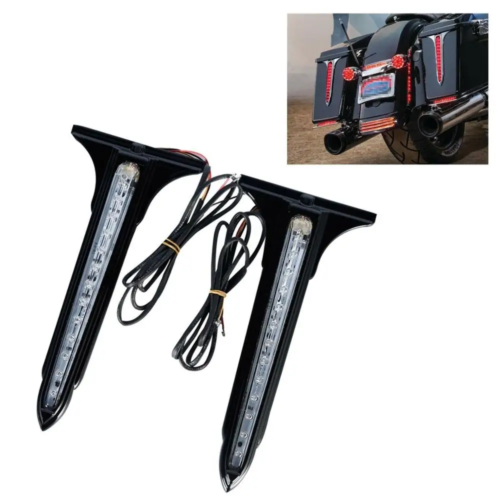 Задний светодиодный фонарь для седла мотоцикла с акцентами задний тормозной