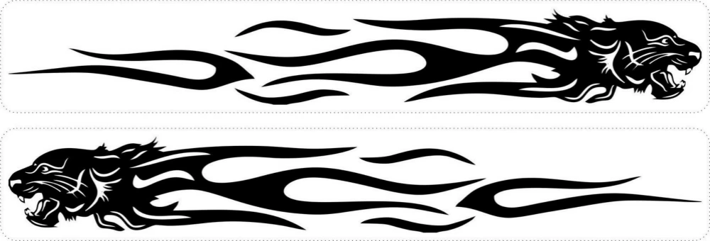 2 шт./комплект виниловые наклейки на автомобильные зеркала заднего вида - купить