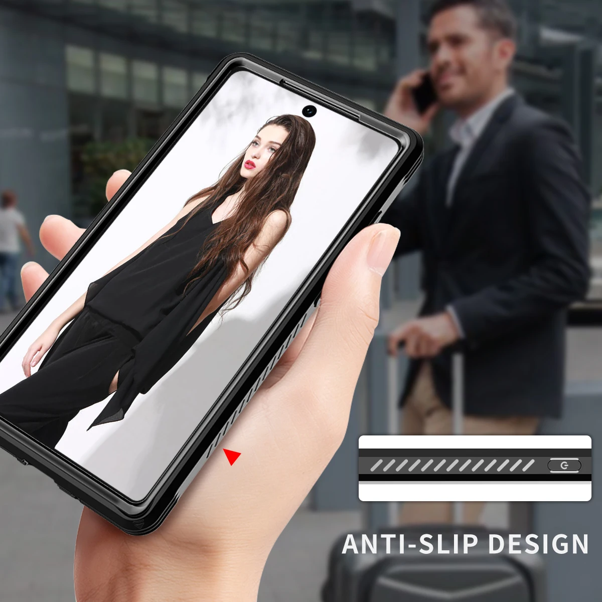 Защитный защитный чехол для Samsung Galaxy Note 20 Ультра противоударный Гибридный