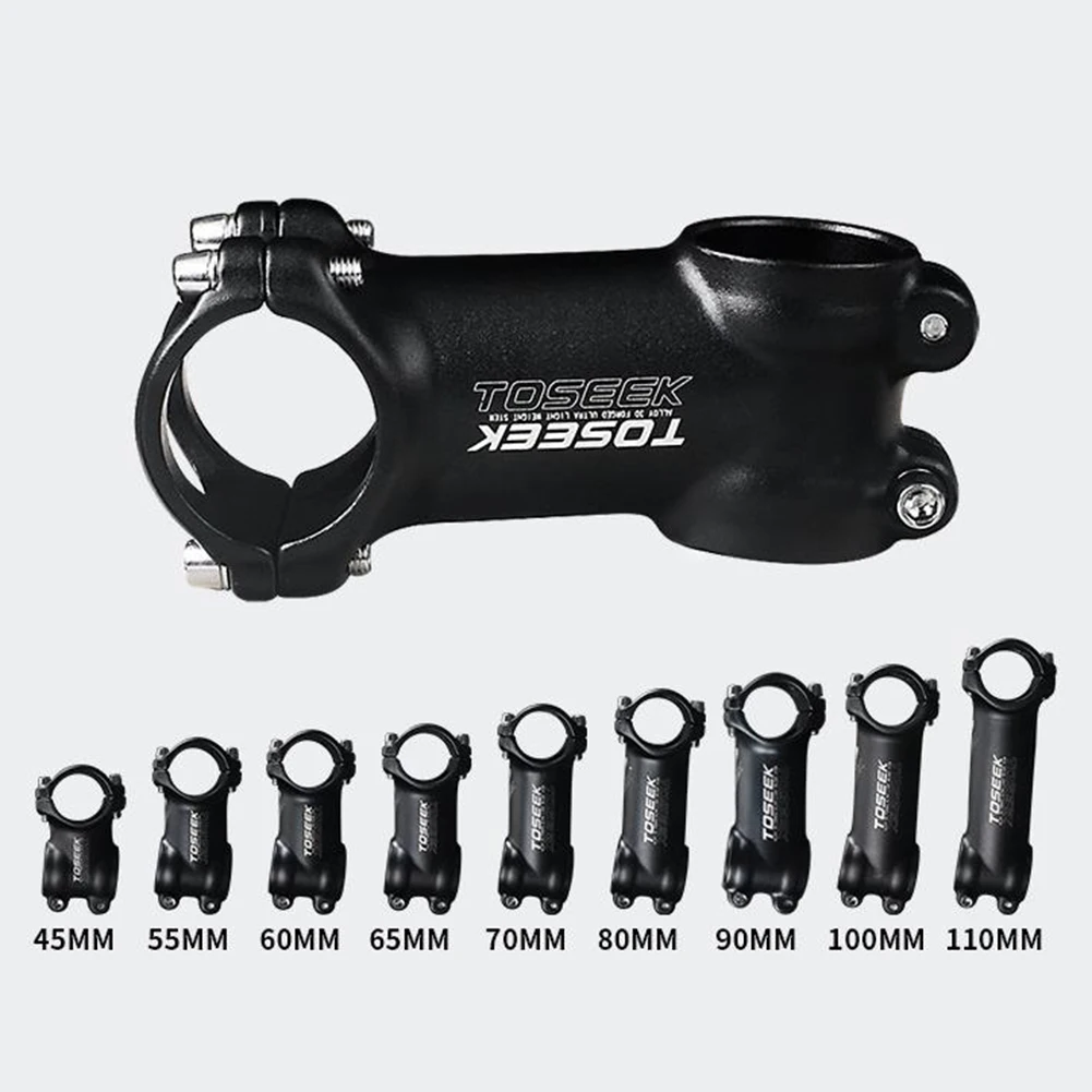 

TOSEEK Aluminum Bike Stem MTB Road Folding Bike ±7 Degree Light Weight Handlebar Stem 45m-110mm Cycling Parts Bike Accessories