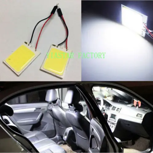 Фото 100 шт., Автомобильные светодиодные панели T10 Festoon W5w Cob 24SMD 36SMD 48SMD, 12 В постоянного тока №3