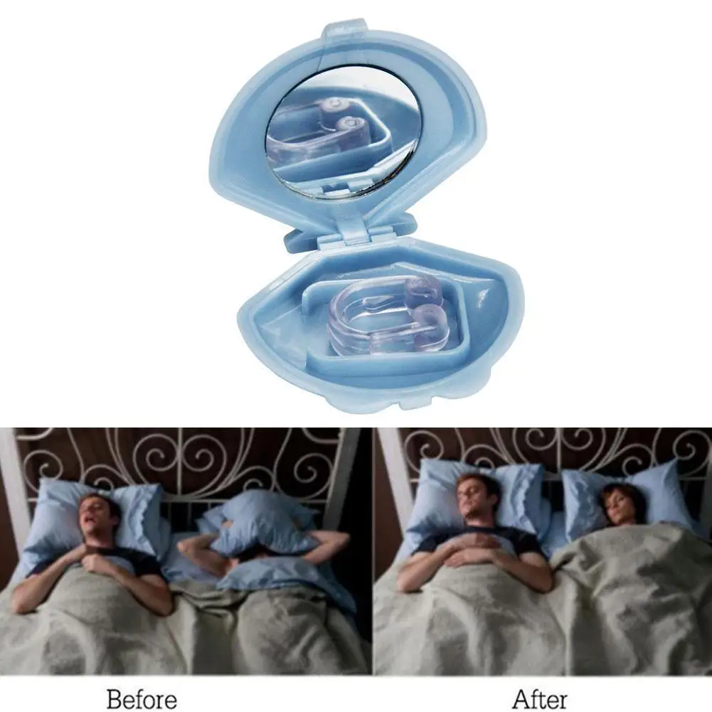 

1PC Magnetic Anti Snoring Nasal Dilator Stop Snore device Improve Dropshipping Sleeping For Men/Women clip Easy nose Breath H4F9