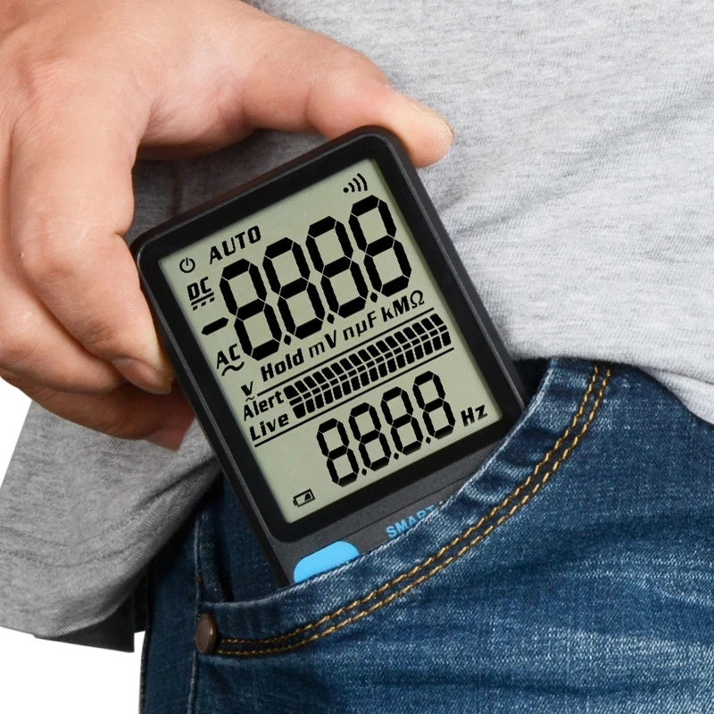 MESTEK New Generation Smart Intelligent Phone Digital Multimeter Ohm Capacitance Hz AC DC NCV Advance Multimetro Tester