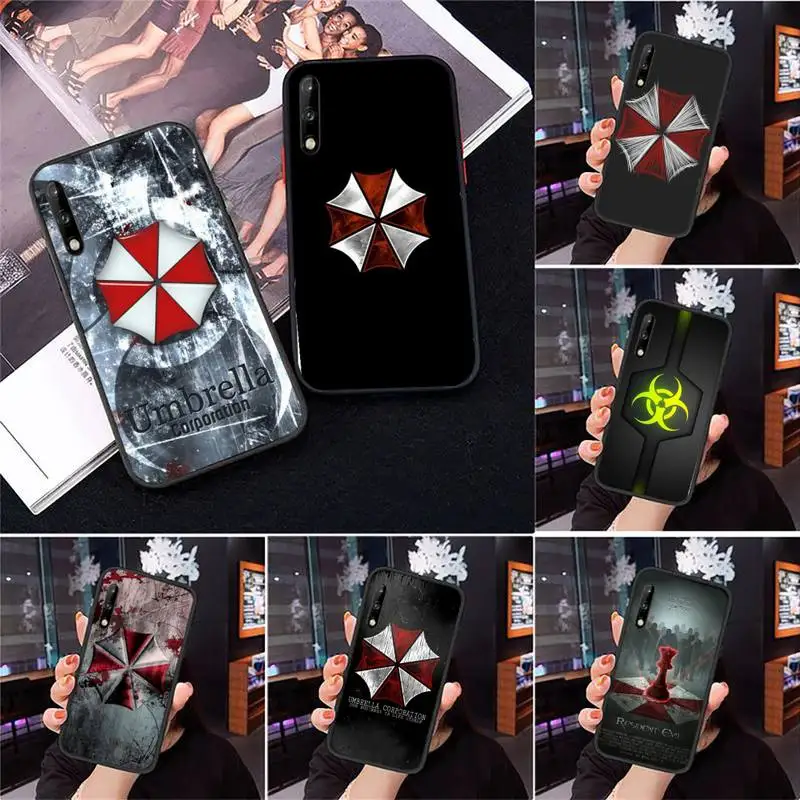 

Umbrella Corporation Phone Case for Huawei Y7 Y9 Y6 Y5 Y8 Y8S Y8P nove 3 4 5 6 7 pro 2018 2019 5g se Fundas cover