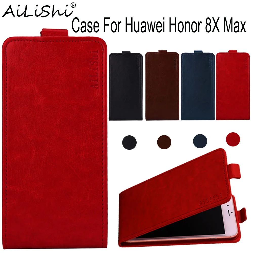 AiLiShi чехол для Huawei Honor 8X Max роскошный флип-чехол высшего качества из искусственной